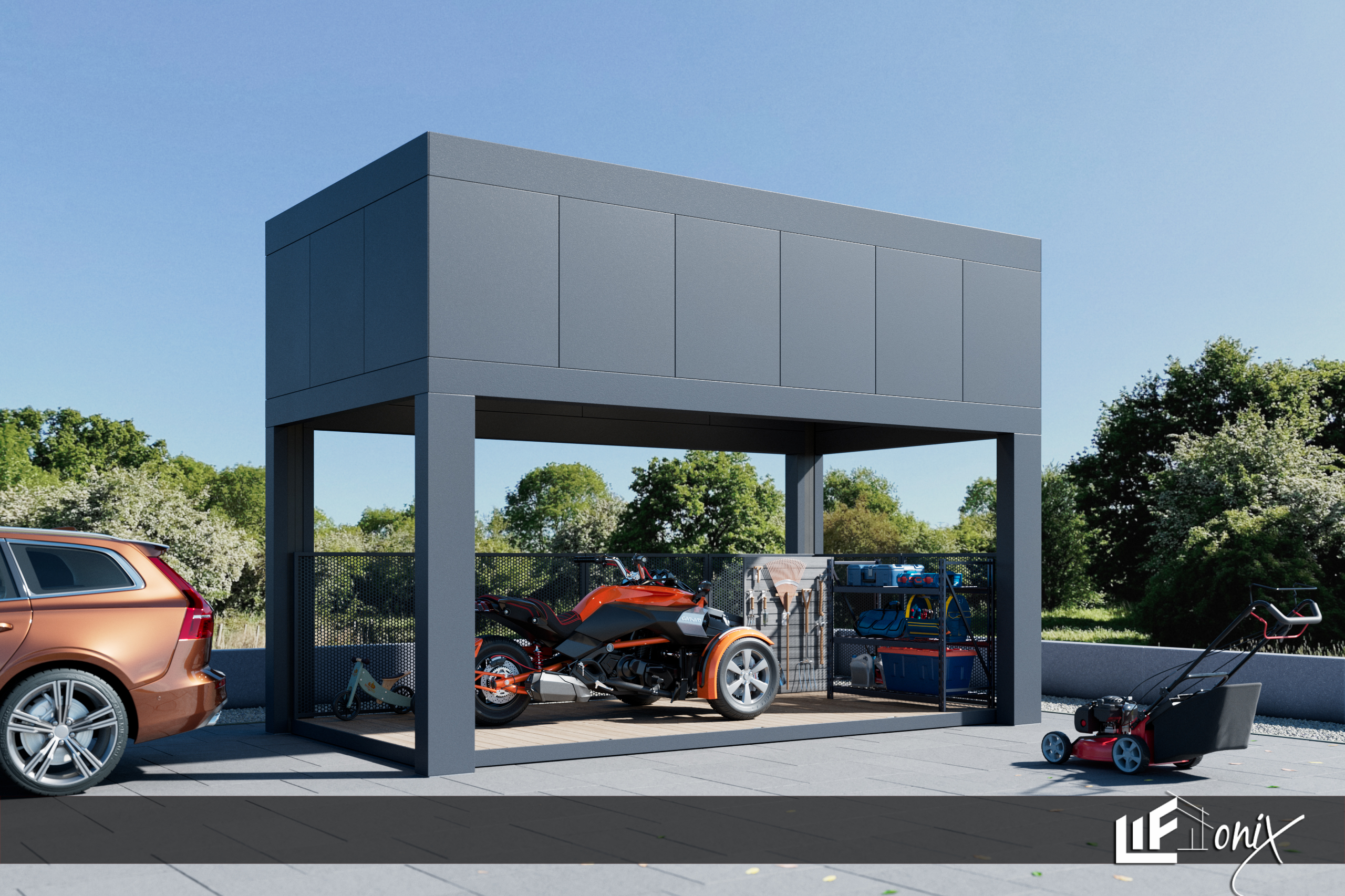 LIFTONIX - NADSTREŠEK PRIHODNOSTI Z INOVATIVNIM DVIŽNIM SISTEMOM